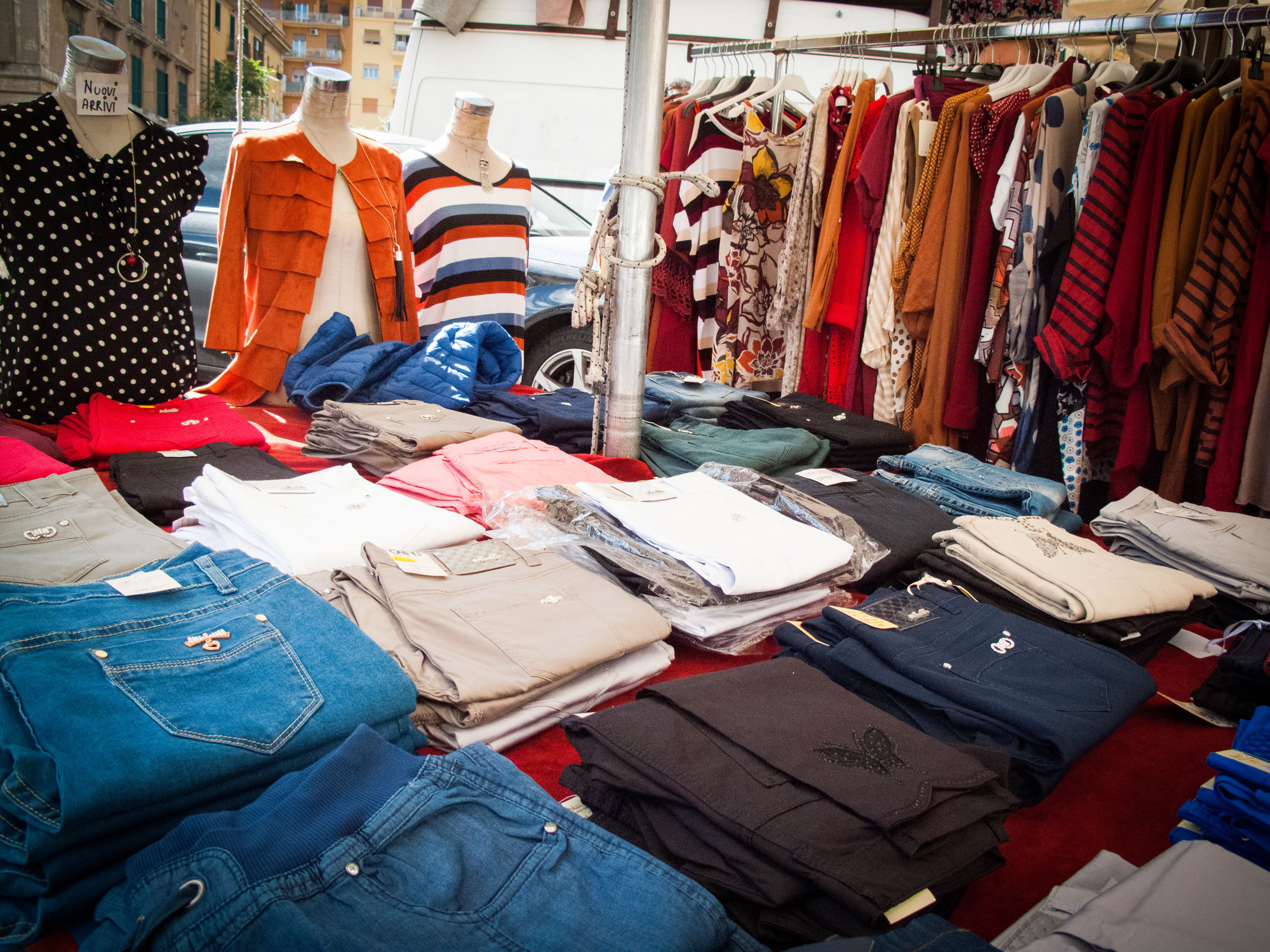 Multi Colored Clothing For Sale In Shop