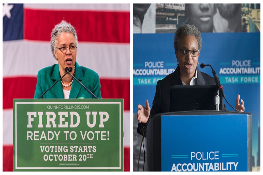 Toni Preckwinkle, Lori Lightfoot